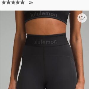 Lululemon Logo Waistband Everlux Short